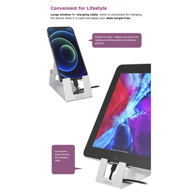 Akasa Aries Pico | Phone and Tablet Holder Stand |