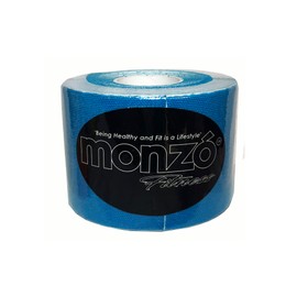MONZO, Cinta Kinesiológica, Kinesio Tape, Black Series, Kinesio (AZUL CIELO)