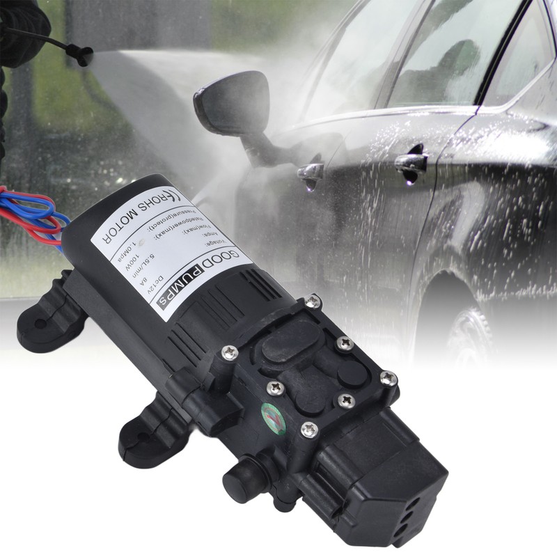 Electric Diaphragm Pump High Pressure 1.0Mpa 5.5L/Min Intelligent Miniature Water