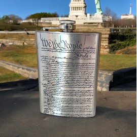 8oz We the People Flask