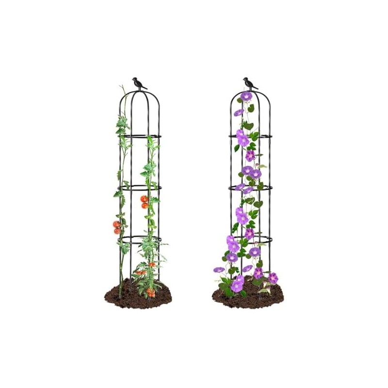 HASTHIP® Estacas de Soporte para Plantas jardín - Soportes plástico