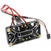 For Traxxas Alloy Mount + 40x40mm Twin Cooling Fan for