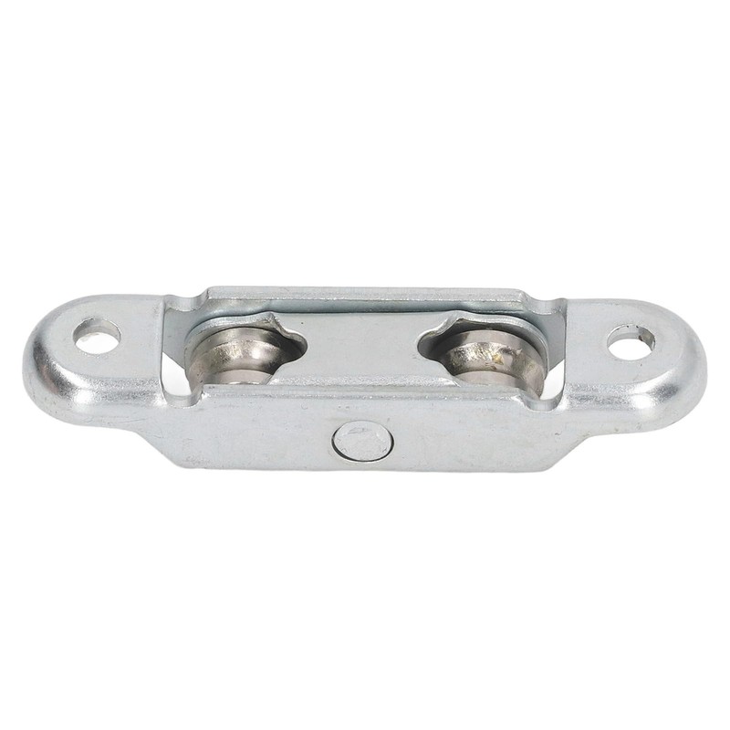FLEXMAN 4Pcs Wheel Roller Pulley with Slot, Stainless Steel Sliding