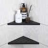 Xiarnotogi 10" Corner Shower Shelf, 2-Pack Bathroom Shelves for Tile