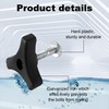 Cipszoely 2 Pcs Lawn Mower Handle Parts, Universal Lawnmower Handle