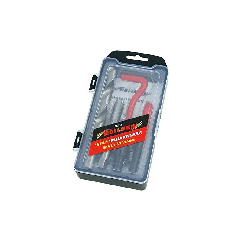 15 Piece Thread Repair KIT M14 X 1.5 X 12.4MM