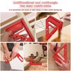 CHmiss 3D Multi-Angle Measuring Ruler, 22.5-90 Degree Aluminium Alloy 3D
