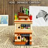 HOUXIPUPY Mini Japanese-Noodle Shop Building-Blocks Set - City Town Japan