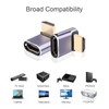 PNGKNYOCN 8K HDMI 90 Degree Adapter，2 Pack Right Angle 48Gbps