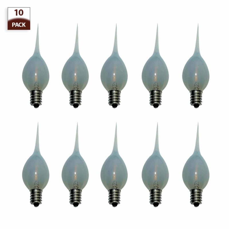 Royal Designs, Inc. Transparent Silicone Dipped Filament LED Bulb, 1-Watt
