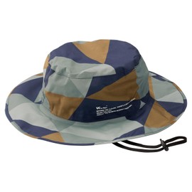 [World Party] [2024] W121-9122-202 Rain Safari Hat, Crystal, Men's, Women's, Hat, Waterproof, Compact, Mesh, Chin Strap, Waterproof, Stylish, Cute, Men's, Women's, Outdoor Festivals