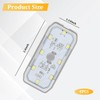 4PCS Wireless Car LED Lights, Magnetic Vehicle Ambient Light with