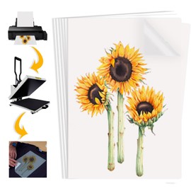 ColorSub DTF Transfer Film 100 Sheets A4 (8.3"x11.7") DTF Paper for Inkjet Printers, Double-Sided Matte Finish PET Transfer Paper Direct to T-Shirt