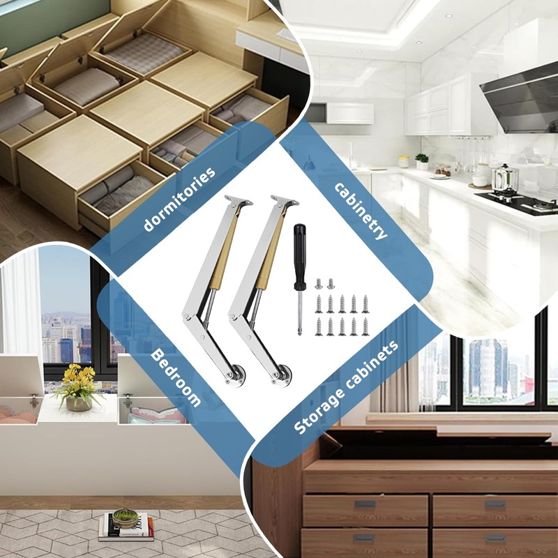 Lid Support Hinges, Gas Pressure Damper, Gas Lift 150N Flap