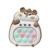Cute groundhog Quick Push Console with Instant Sound Feedback Pop