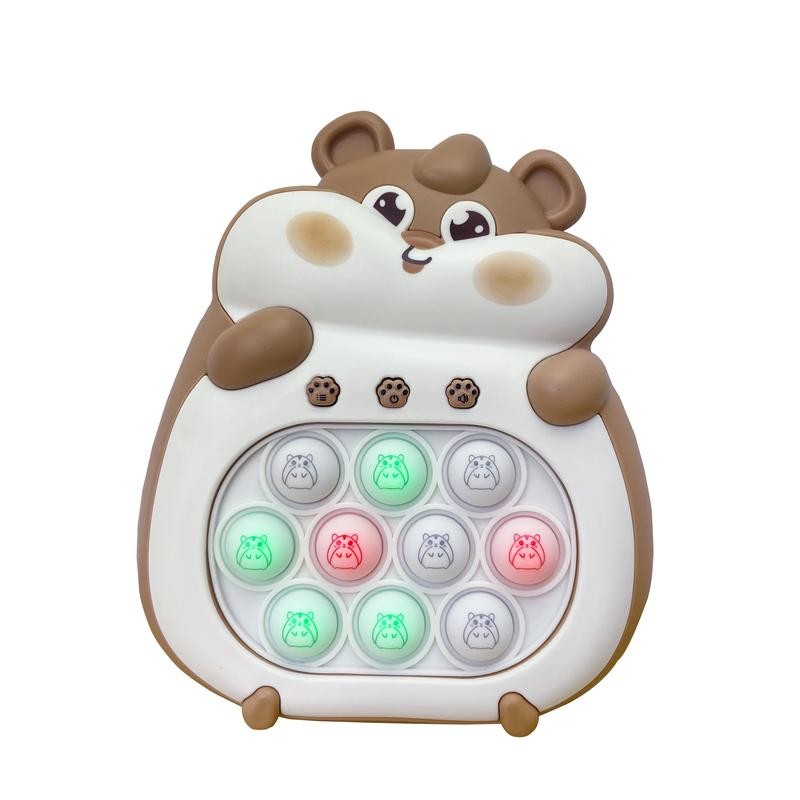 Cute groundhog Quick Push Console with Instant Sound Feedback Pop