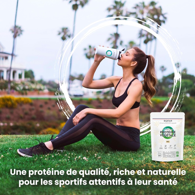 BIOFAIR NUTRITION Organic Plant Protein Rice - 500g/20 Doses -