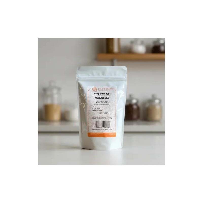 Citrato Magnesio 100 Gramos Granel Sabor