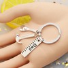 Men Gift 3D Ruler Wrench Hammer Pendant Key Chain Ring