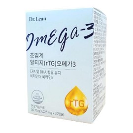 닥터린 초임계 알티지오메가3 1박스 rTG 오메가3 식물성 캡슐 Dr. Lin Supercritical rTG Omega-3 1 Box rTG Omega-3 Plant-Based Capsules