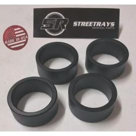 StreetRays [Originals] [SR] Arctic Cat 250 300 400 450 550 650 700 1000 ATV 2.5" Lift Spacer Kit BLACK