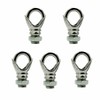LEDSone 5 Pieces Mini Ceiling Hooks Antique Carving Safety Buckle