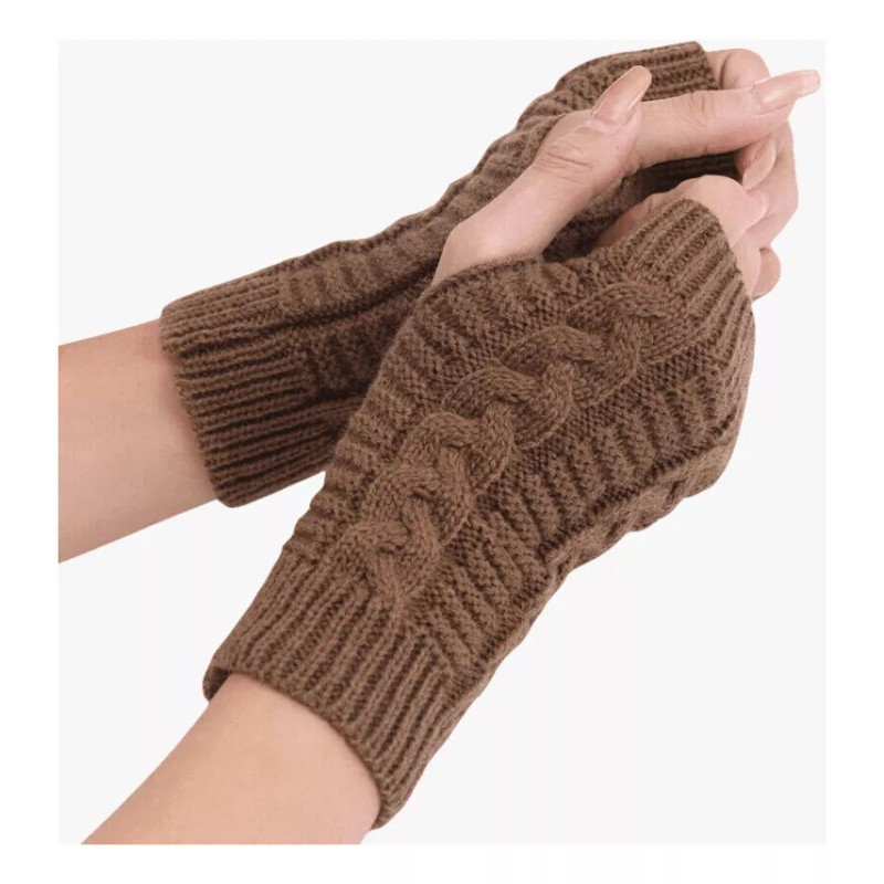 Patry Set 14x Pares Guantes Sin Dedos Frió Invierno Lana