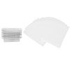 60pcs Lip Balm Pouches Professional DIY Clear Plastic Lip Balm