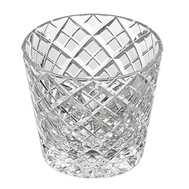 Kagami Crystal T709-1564 Soba Boar Mouth Clear Edo Kiriko Yarai Heavy Crest