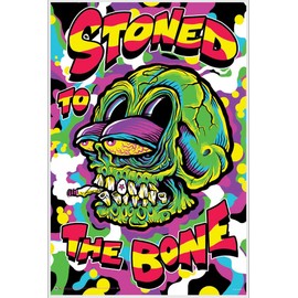 Stoned to the Bone - Laminated - Non-Flocked - Blacklight Poster - 24.5" x 36.5"