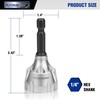 PLATINUMEDGE Deburring External Chamfer Tool, YG8 Carbide Blade, Deburring Drill