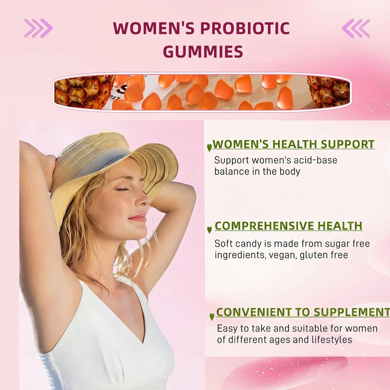 Women's Probiotic Gummies – Feminine pH Balance Probiotics Gummies &
