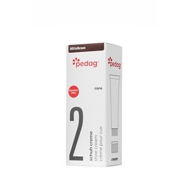 pedag Cream Polish, Medium Brown, in Tube with Applicator, 50 ML