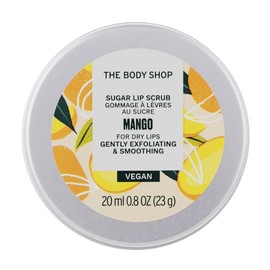 The Body Shop Lip Scrub with Mango 20ml - Gentle Exfoliating for Soft Lips, Moisturising & Invigorating