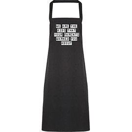 Hippowarehouse We are The Kids That Your Parents Warned You About Apron kitchen cooking painting DIY onesize adult
