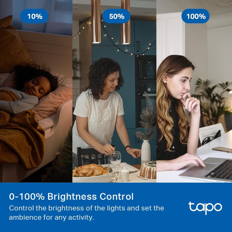 TP-Link Tapo Smart 3 Way Dimmer Switch KIT, Matter Compatible,