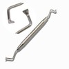 Dental Implant Surgical Instrument Periosteal Elevator for Reflecting Retractor Serrated