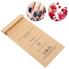 Sterilisation Bags, Pack of 100 Disposable Sterilisation Bags, Gel Nail Bags, Storage Bag, Equipment, Steriliser, Manicure Bag, Nail Art Tool, Cleaning Bag (75 x 150 mm)