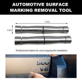 SHMZK Emblem Removal Tool, Aluminum Alloy Car Surface Logo Plate Line Remover Tool with Replacement PE Cables, Line Remover for Easily Remove Vehicle Logos Badges, Car Accessories