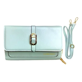 A4F-SOLUTIONS Cartera Dama Porta Celular Bolsa Ajustable 2 Cierres
