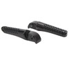 2Pcs Front Foot Peg Bracket Left And Right Black Footrest