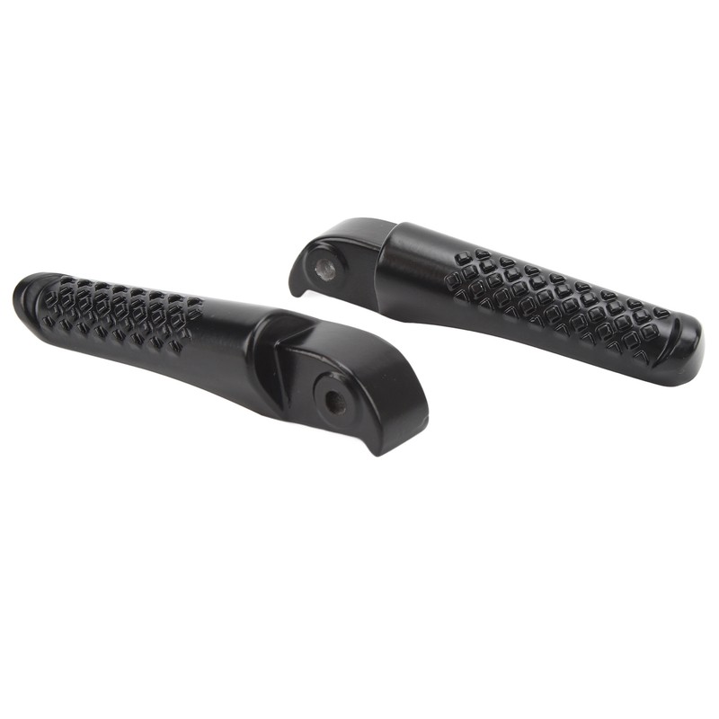 2Pcs Front Foot Peg Bracket Left And Right Black Footrest