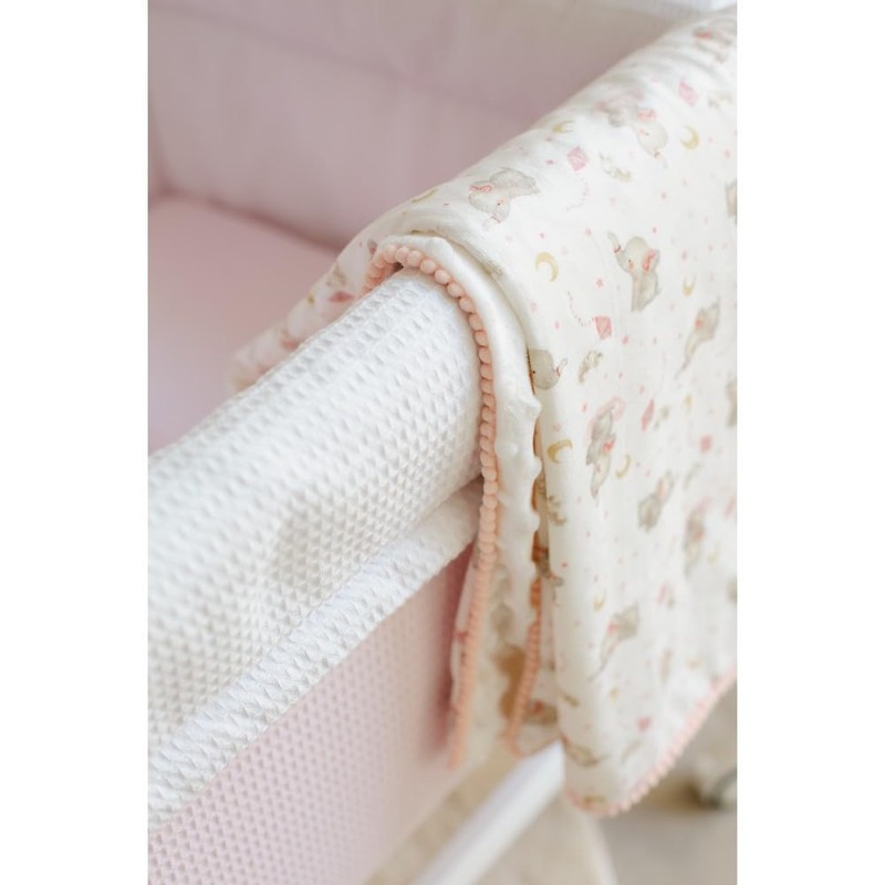 Baby Bubble Blanket Elephant Blue