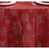 Newbridge Fancy Metallic Snowflake Christmas No-Iron Soil Resistant Fabric Holiday