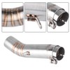 KIMISS Motorcycle Exhaust Middle Pipe Link Connect for Honda CBR500R