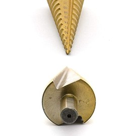 Malayas 3pcs 4-12/20/32mm Large HSS Steel Step Cone Drill Titanium Bit Hole Cutter