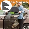 2 Stück Universal Elastizitä Sonnenblende Auto Netz, Sonnenschutz Auto Baby,