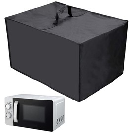 COOSOO Microwave Oven Cover Dust-Proof Grill Cover Protector Waterproof Dust Cover with Handle for Toaster Oven Kitchen Office Storage Bag