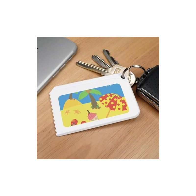 Azeeda 'Sunshine Holiday' Plastic Ice Scraper (IC00034687)