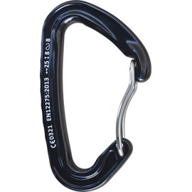 roc'teryx RTAF904BW Mountain Climbing Wide Nose Carabiner Torchime Black